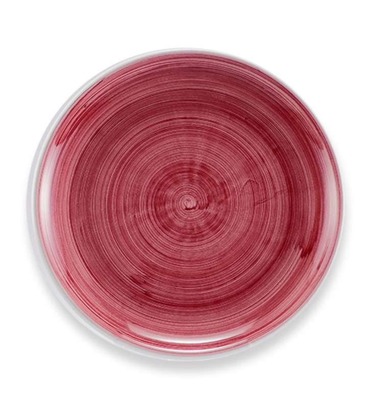 piatto frutta , ceramica siciliana, artigianale , colore bordeaux