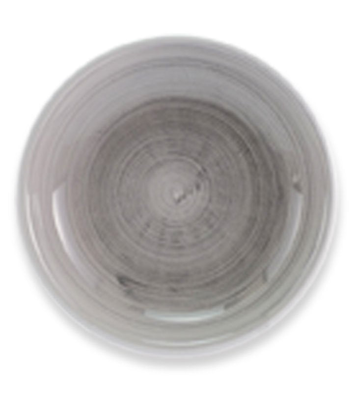 piazzo pizza ,ceramica siciliana, artigianale , colore grigio