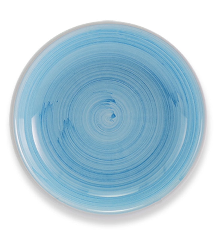 piatto piano, ceramica siciliana, artigianale , colore turchese