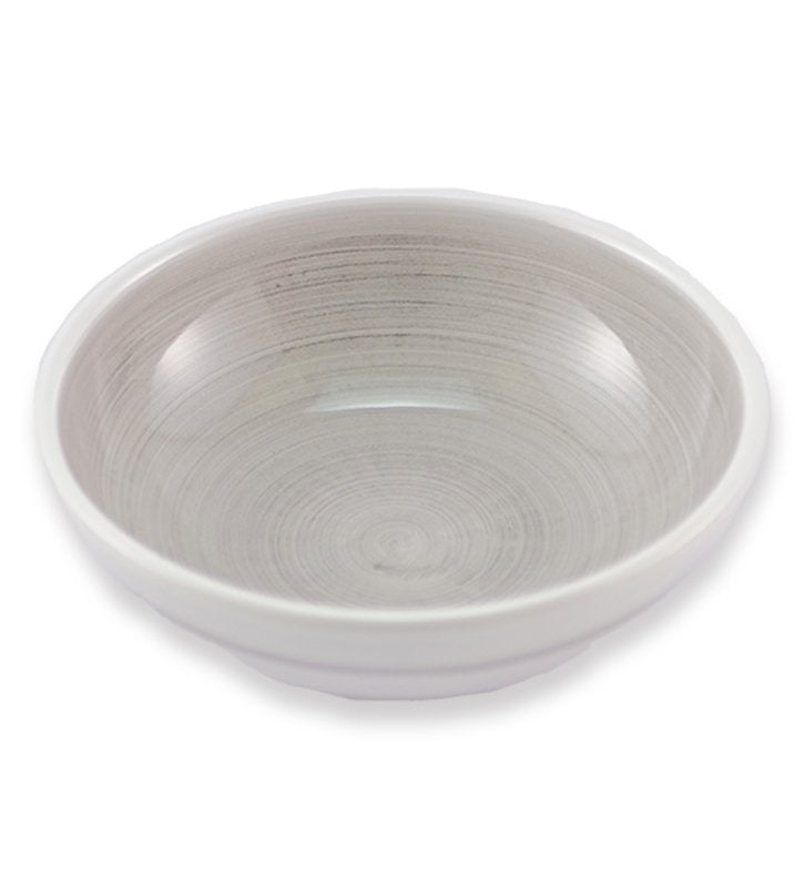 ciotola, ceramica siciliana, artigianale, colore grigio