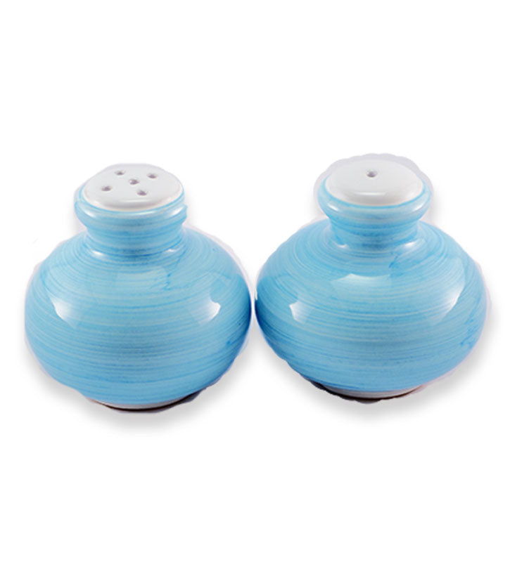 sale e pepe , ceramica siciliana, artigianale, colore turchese