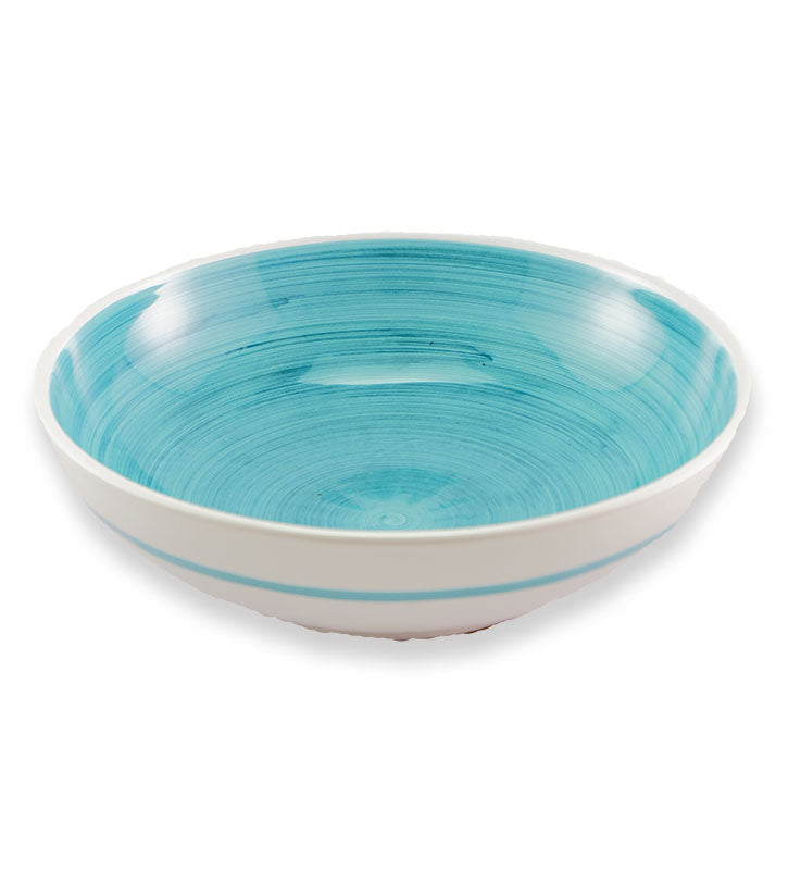 ciotola, ceramica siciliana, artigianale , colore blu mare
