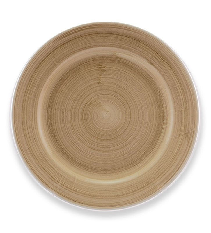piatto pizza, ceramica siciliana, artigianale , colore beige