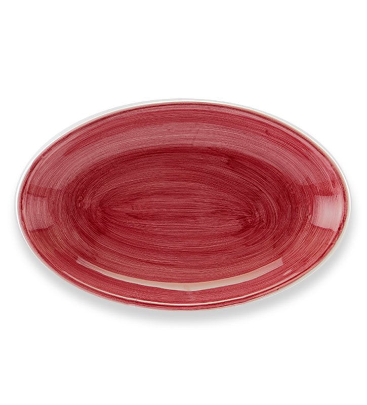 vassoio ovale, ceramica siciliana, artigianale, colore bordeaux