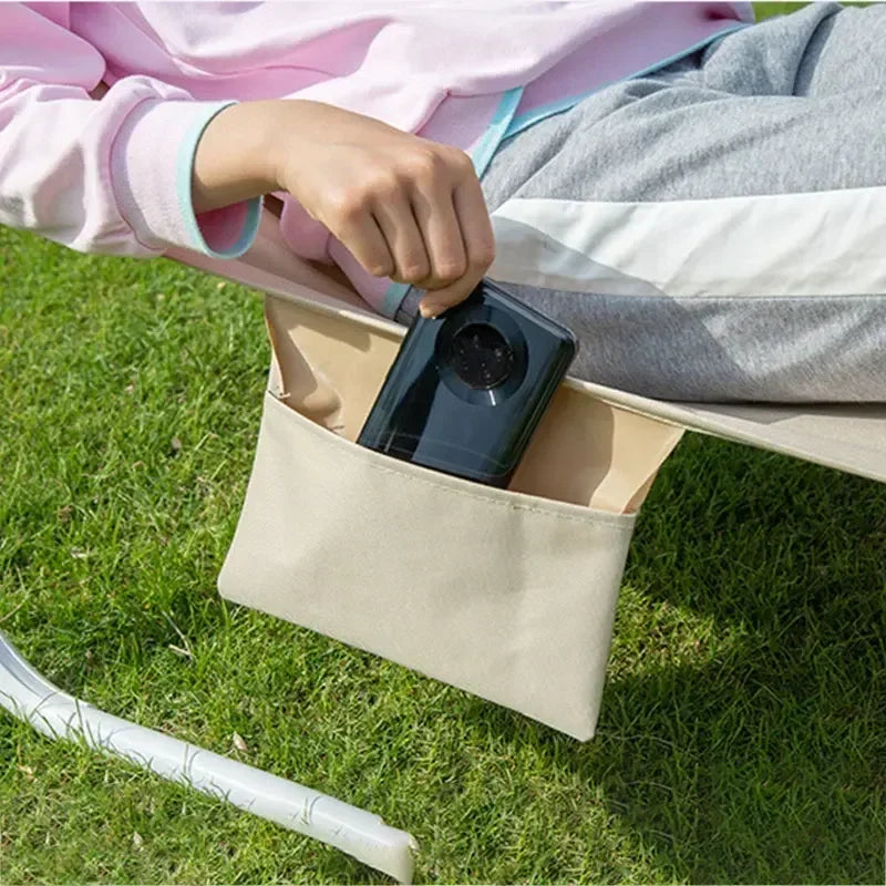 Sedia pieghevole portatile Sedile da spiaggia per esterni Picnic Pesca Prendisole Lettino da campeggio Viaggi Ufficio Tempo libero Pausa pranzo Reclinabile