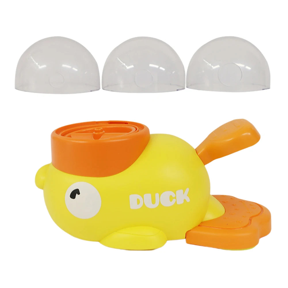 Dog Puzzle Feeder Interactive Pet Food Treat Dispenser Cartoon Duck Press Pet Snack Feeder Automatic Feeder Toy for Dog Training
