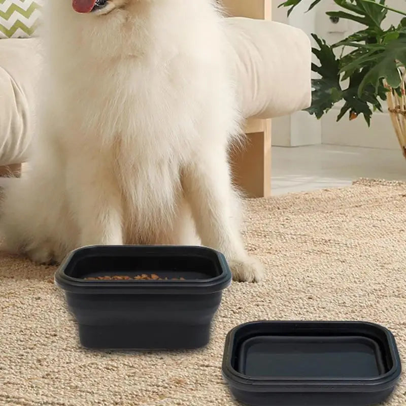 Portable Dog Water Bowl Multifunctional Hygienic Compact Dish Road Trip Dog Eating Bowl Feeding Watering Dish For Walking