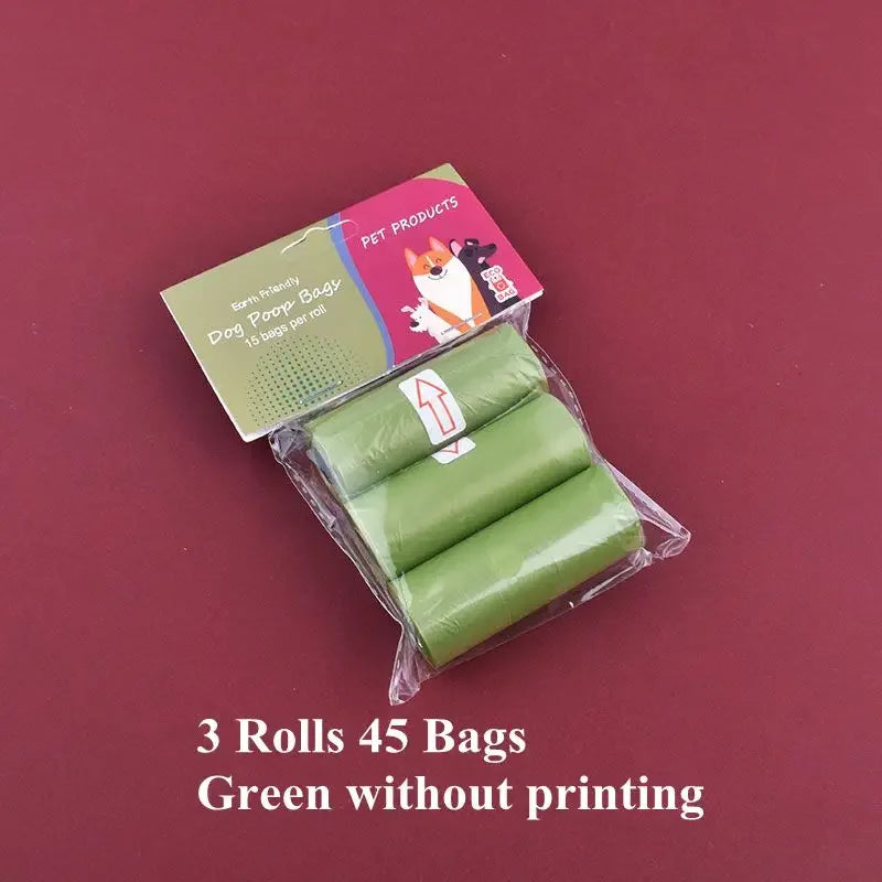 1/42 Roll Pet Biodegradable Trash Bag Dog Poop Bags Bulk Scented Poop Bag Degradable Cat Waste Bags Dog Poop Dispenser
