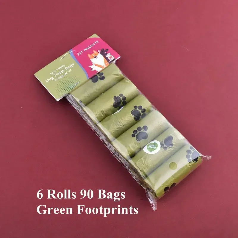 1/42 Roll Pet Biodegradable Trash Bag Dog Poop Bags Bulk Scented Poop Bag Degradable Cat Waste Bags Dog Poop Dispenser