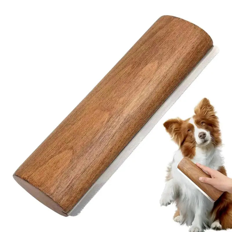 Spazzola per rimuovere i peli del cane Manico in legno Spazzola per cani e gatti Spazzola per toelettatura per gatti e cani per animali domestici Spazzole per toelettatura lunghe e corte