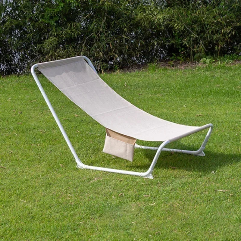 Sedia pieghevole portatile Sedile da spiaggia per esterni Picnic Pesca Prendisole Lettino da campeggio Viaggi Ufficio Tempo libero Pausa pranzo Reclinabile