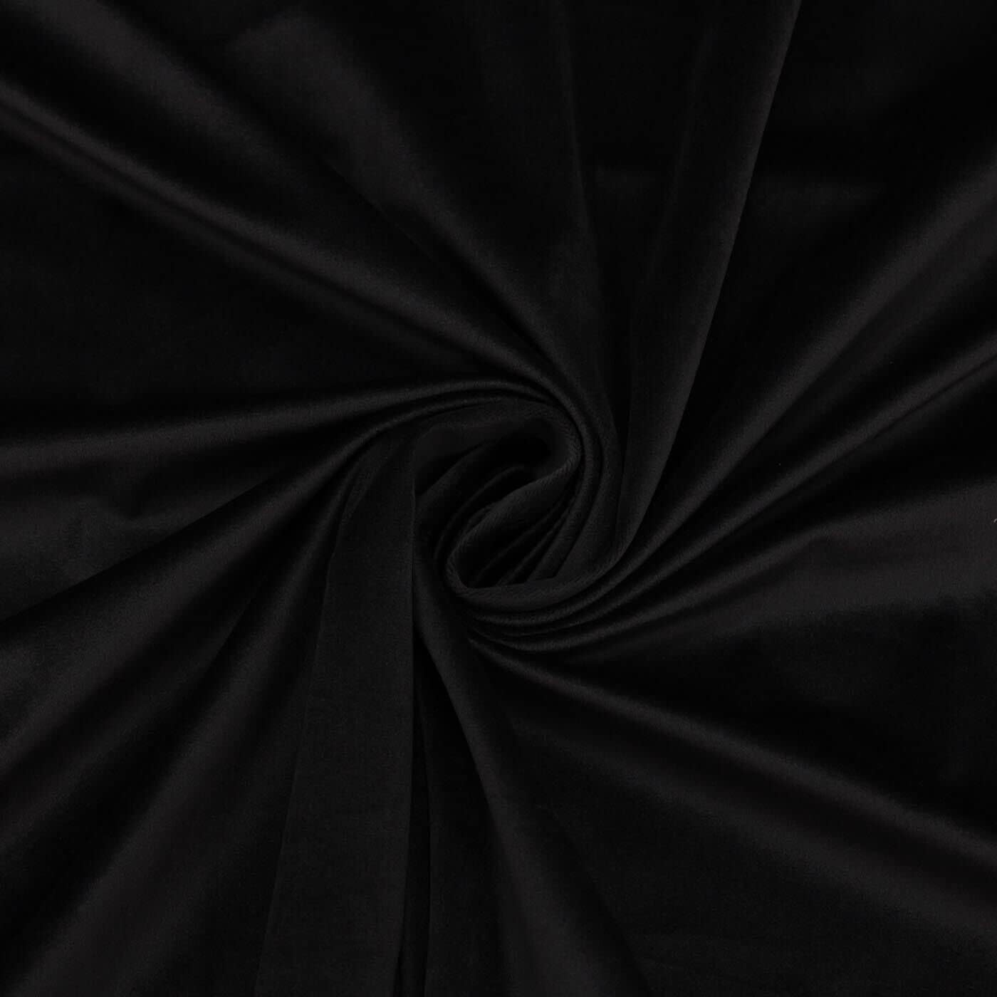 TESSUTO VELLUTO , H.280, METRAGGIO LIBERO, COLORE NERO