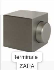 terminale zaha ,bastone acciaio ,moderno