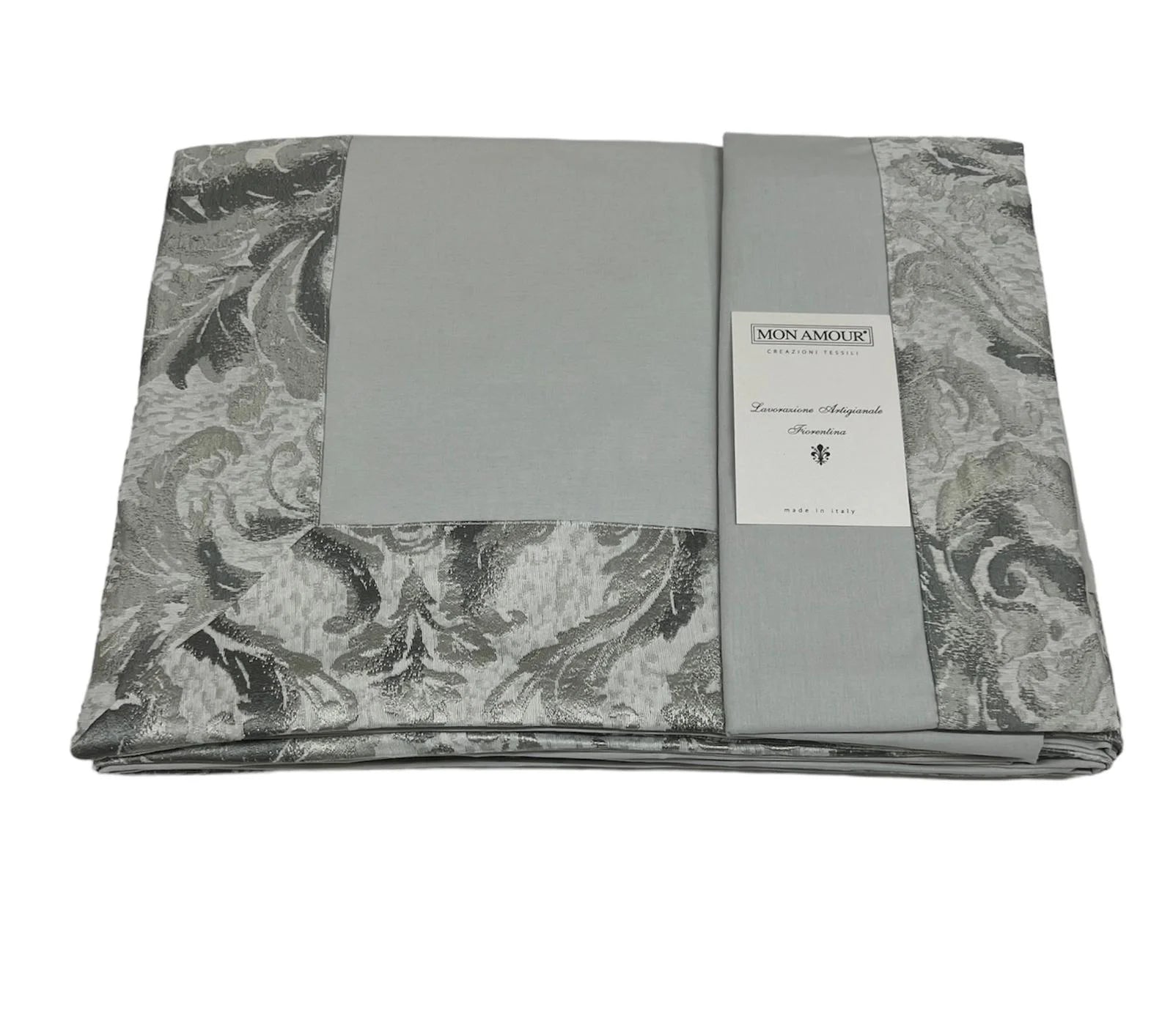 completo lenzuola, grigio, puro cotone, matrimoniale