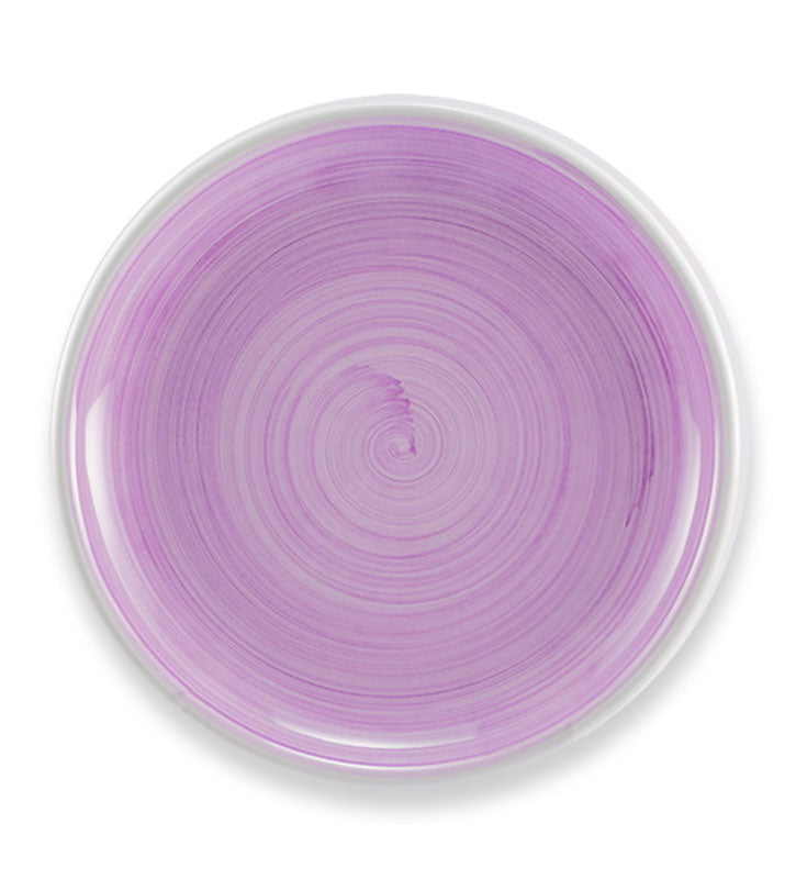 piatto pizza, ceramica siciliana, artigianale , colore lilla