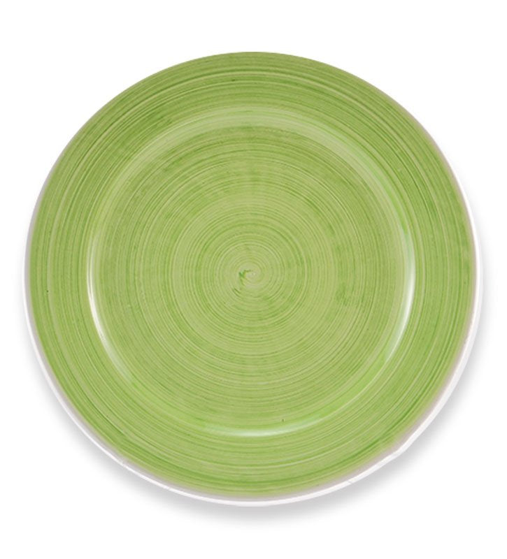 PRODOTTI CERAMICA  DI  COLORE VERDE MELA  PENNELATO