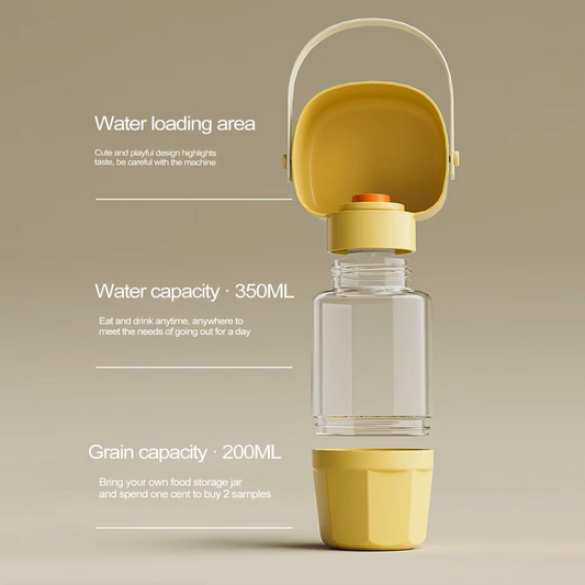 Borraccia Multifunzione "AquaPaws" — Idratazione e snack sempre a portata di zampa