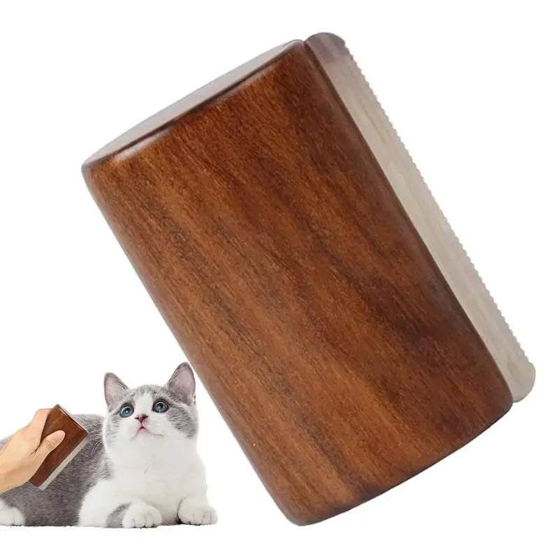 Spazzola per rimuovere i peli del cane Manico in legno Spazzola per cani e gatti Spazzola per toelettatura per gatti e cani per animali domestici Spazzole per toelettatura lunghe e corte