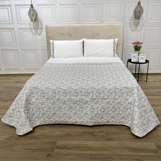 trapuntina , matrimoniale , colore beige
